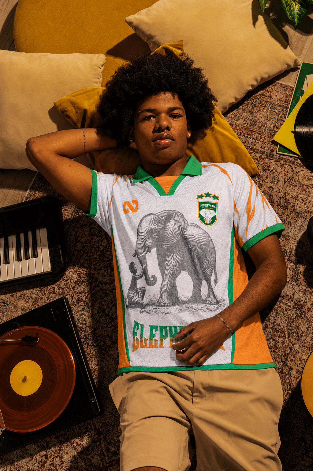 Campagne standard SANGA avec maillot porté